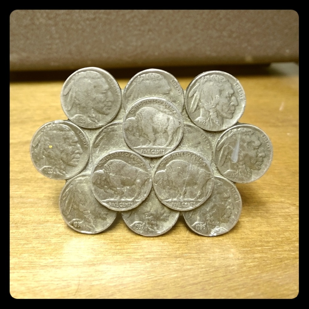 Great American BUFFALO INDIAN HEAD Belt Buckle